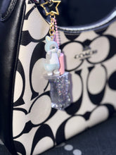 Load image into Gallery viewer, grey mofu bunny lippie charm *blemished/see second picture*
