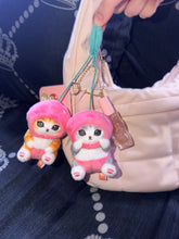Load image into Gallery viewer, mofu cat cherry twins lippie charm
