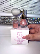 Load image into Gallery viewer, Treat Me Like a Princess Glitter Body Highlighter Shimmer Spray
