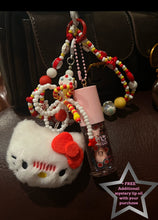 Load image into Gallery viewer, hk watermelon beaded lippie bag charm
